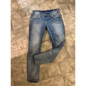 Silver Jeans Co. Suki Mid Skinny Embroidered Jeans W30 L31